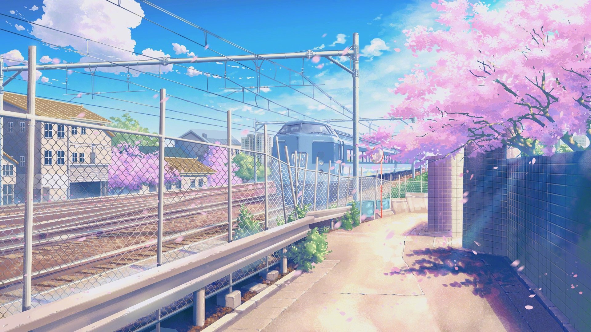 新海诚风电脑桌面 一抹治愈的动画诗意